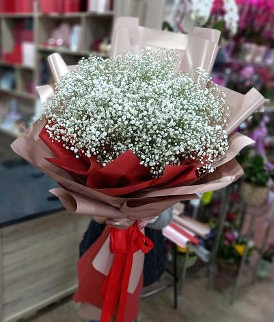 Букет цветов из: Гипсофила в Середниково