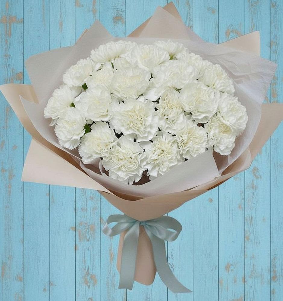 Букет цветов из: Гвоздики в Середниково