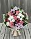Букет цветов из: Альстромерии, Гвоздики, Розы и Хризантемы в Середниково