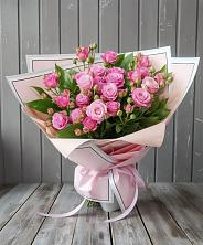 Букет Розовый кустик в Середниково