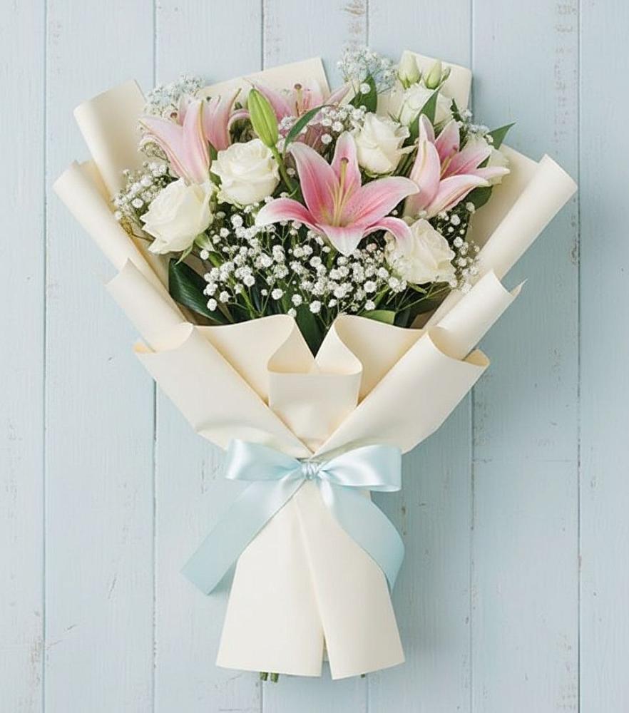 Букет цветов из: Лилии в Середниково