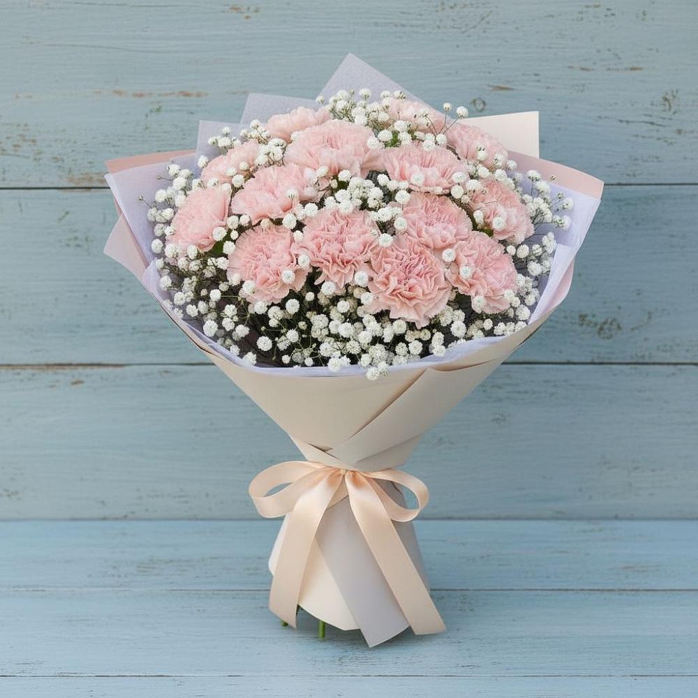 Букет цветов из: Гвоздики в Середниково