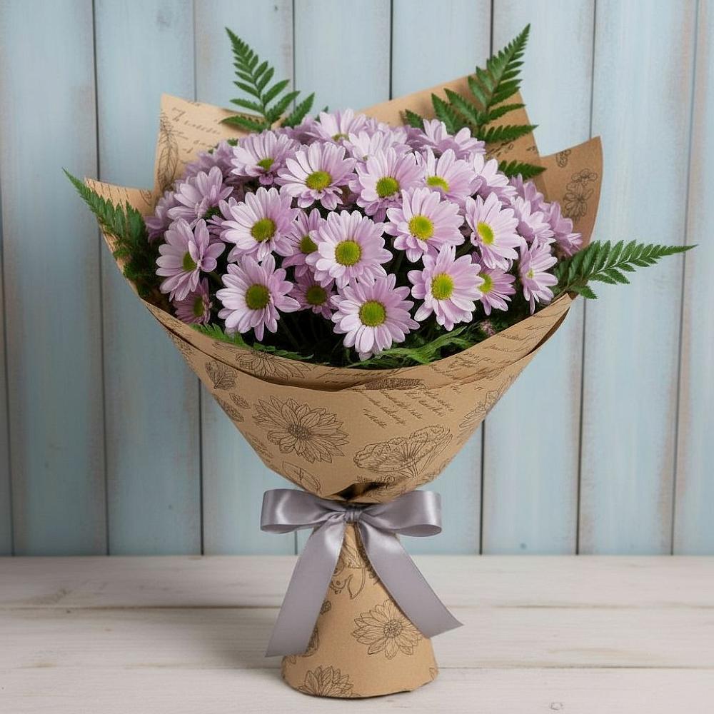Букет цветов из: Хризантемы в Середниково