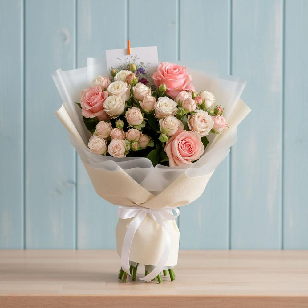 Букет цветов из: Розы в Середниково