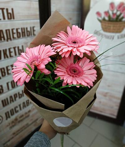 Букет цветов из: Герберы в Середниково