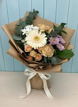 Букет цветов из:  Герберы и Хризантемы #REPLACE_PRED# Середниково