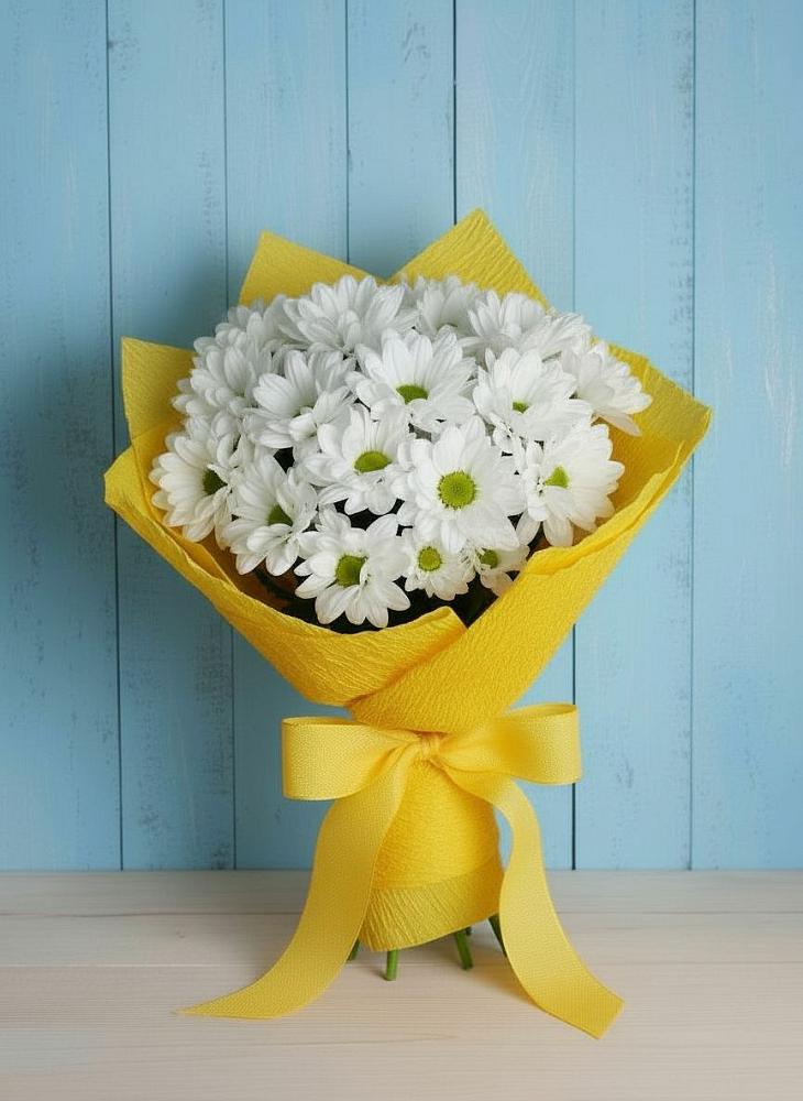 Букет цветов из: Хризантемы в Середниково