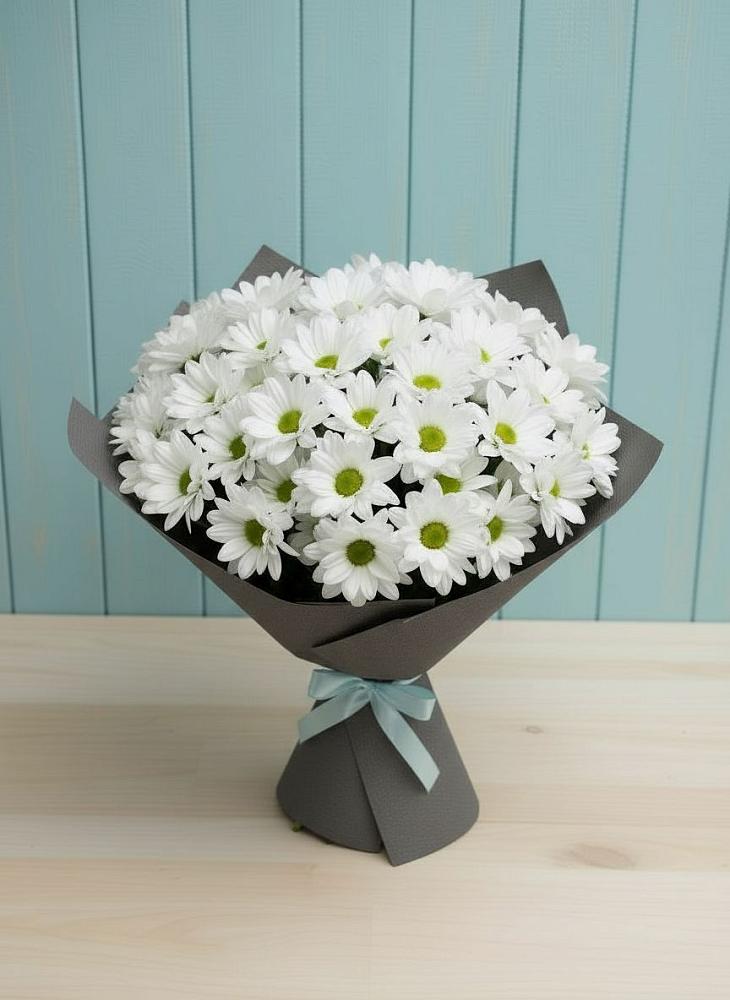 Букет цветов из: Хризантемы в Середниково