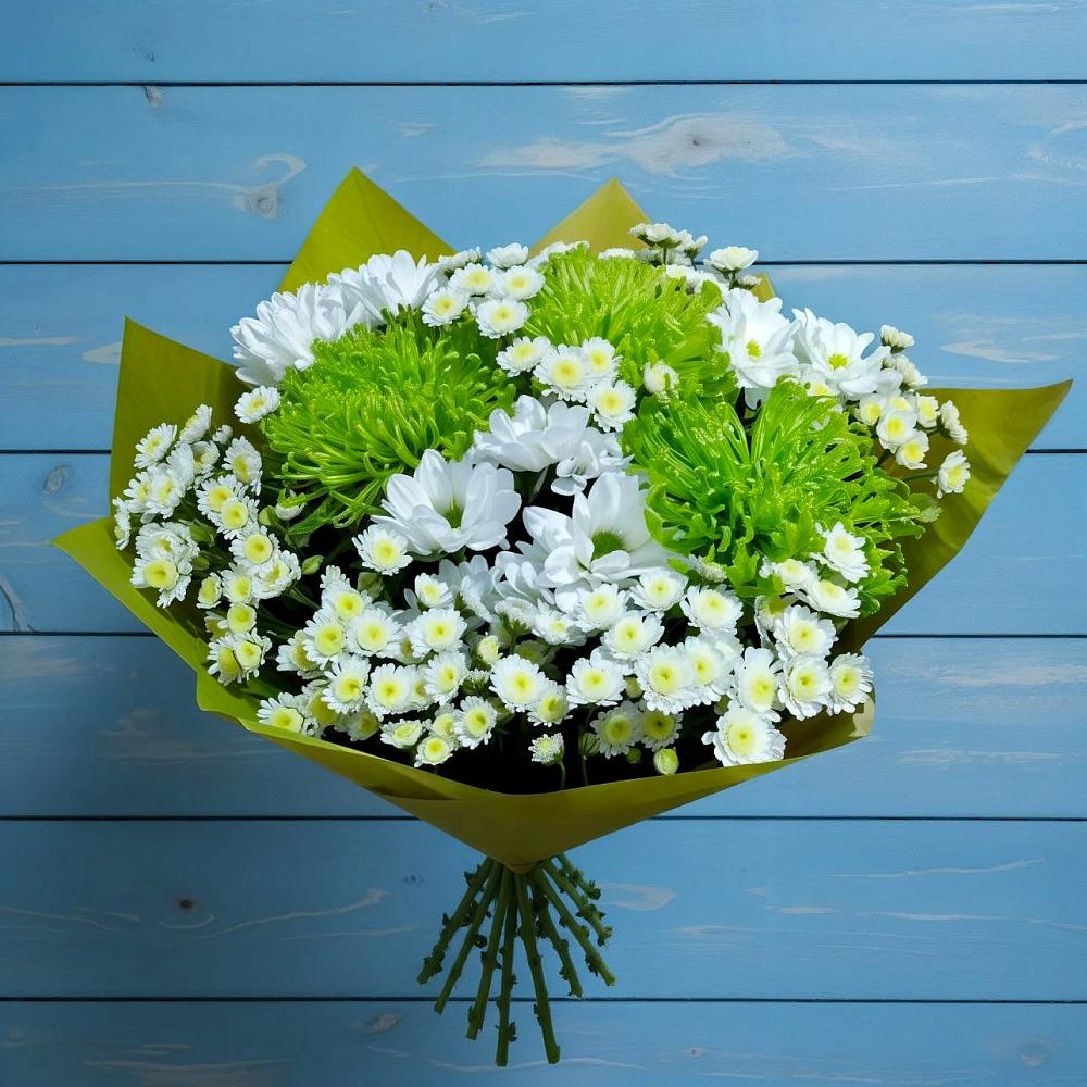 Букет цветов из: Хризантемы в Середниково