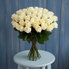 Букет 51 Белая роза Эдлесс Лав #REPLACE_PRED# Середниково