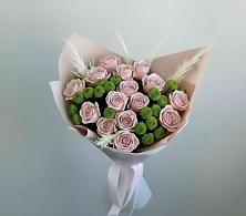 Букет цветов из:  Розы и Хризантемы в Середниково