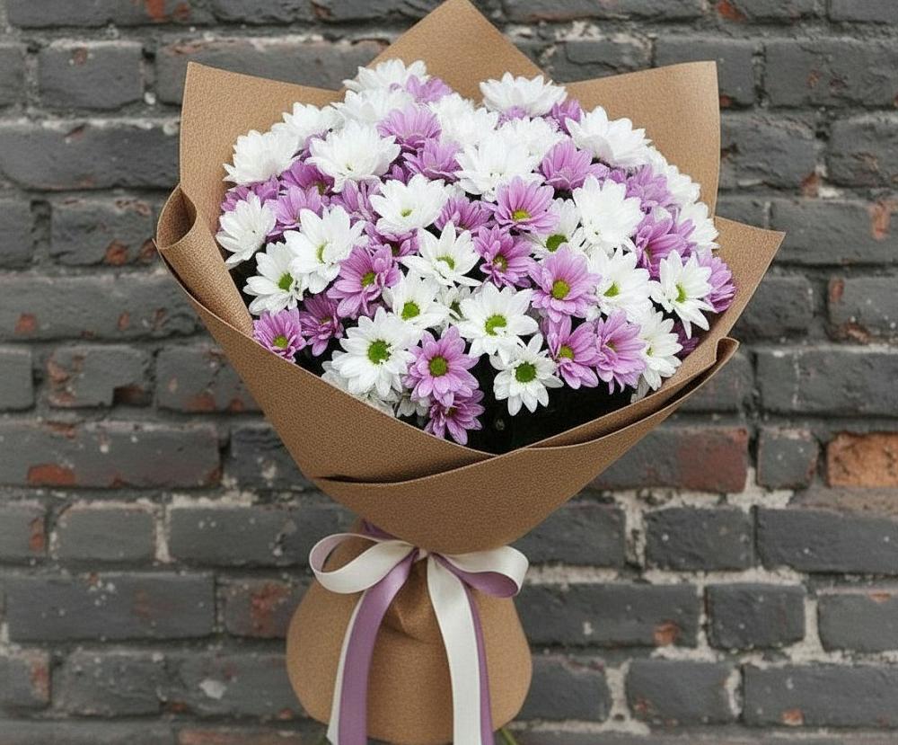 Букет цветов из: Хризантемы в Середниково