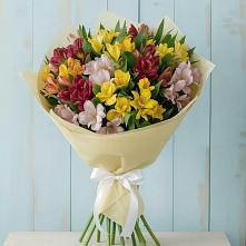 Букет цветов из:  Альстромерии в Середниково