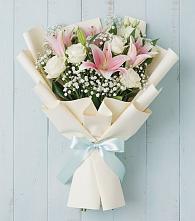Букет цветов из:  Лилии в Середниково