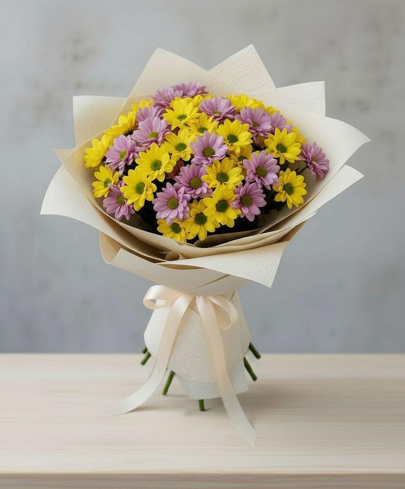 Букет цветов из: Хризантемы в Середниково